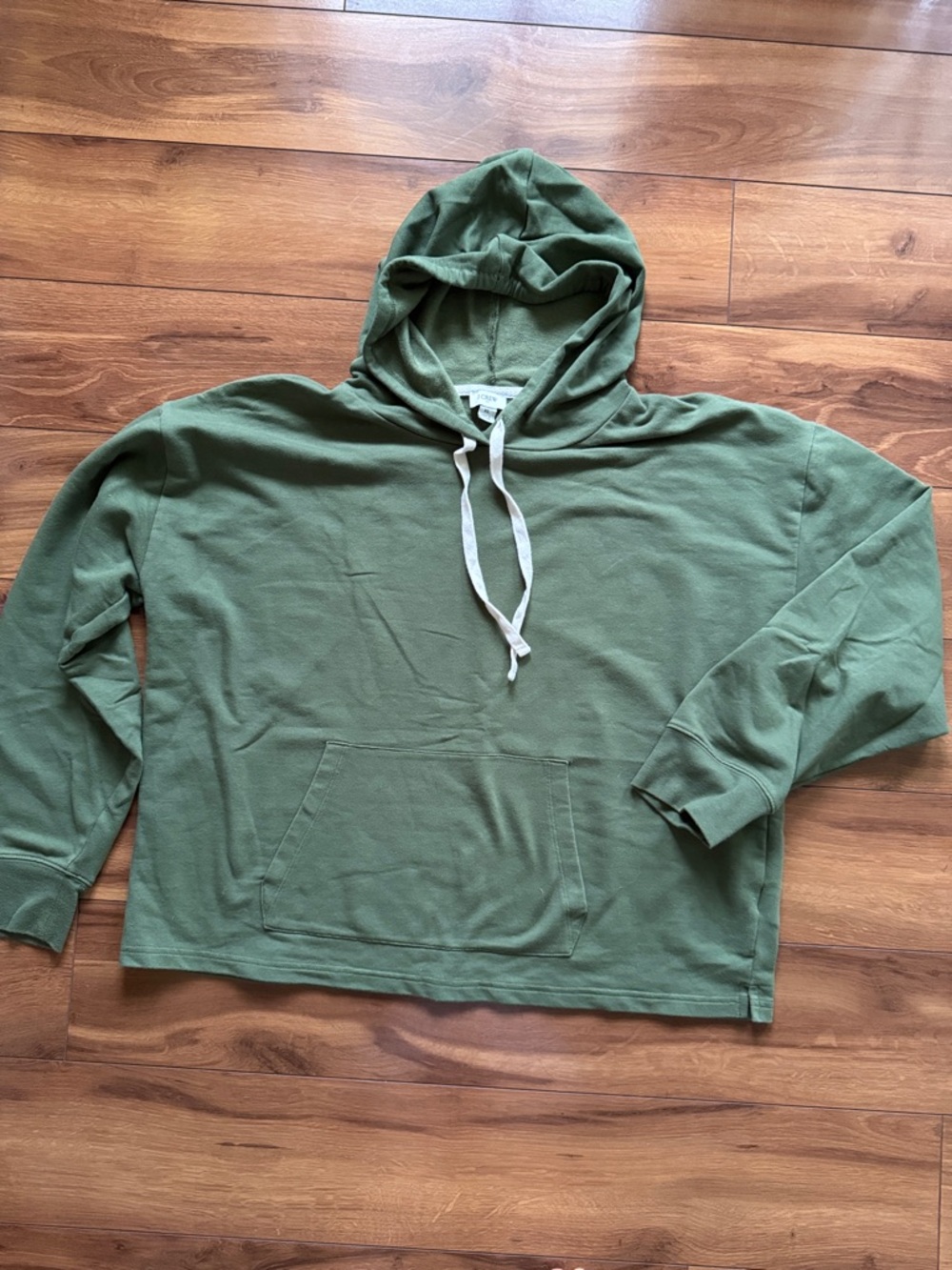 J.Crew Green Hoodie Sweatshirt XL